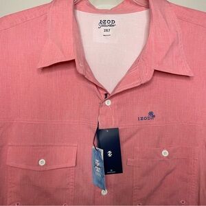 IZOD Saltwater performance 2XLT Men’s Big & Tall, UPF 50, Quick Dry